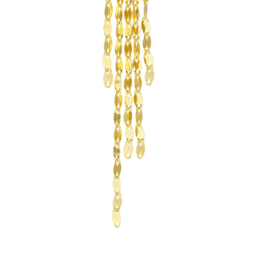 Hammered Forzentina Chain Earring Extensions