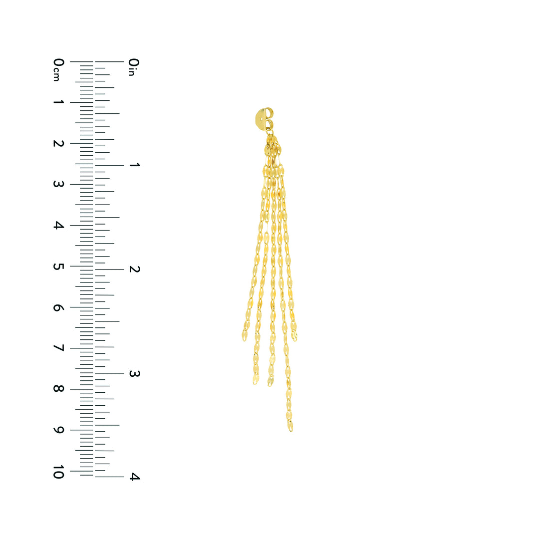 Hammered Forzentina Chain Earring Extensions