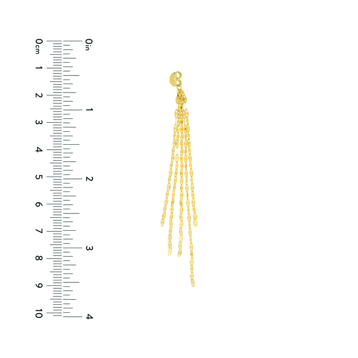 Hammered Forzentina Chain Earring Extensions