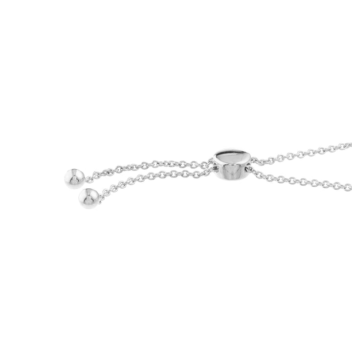 1/5tcw Diamond Bezel Tennis Bolo Bracelet