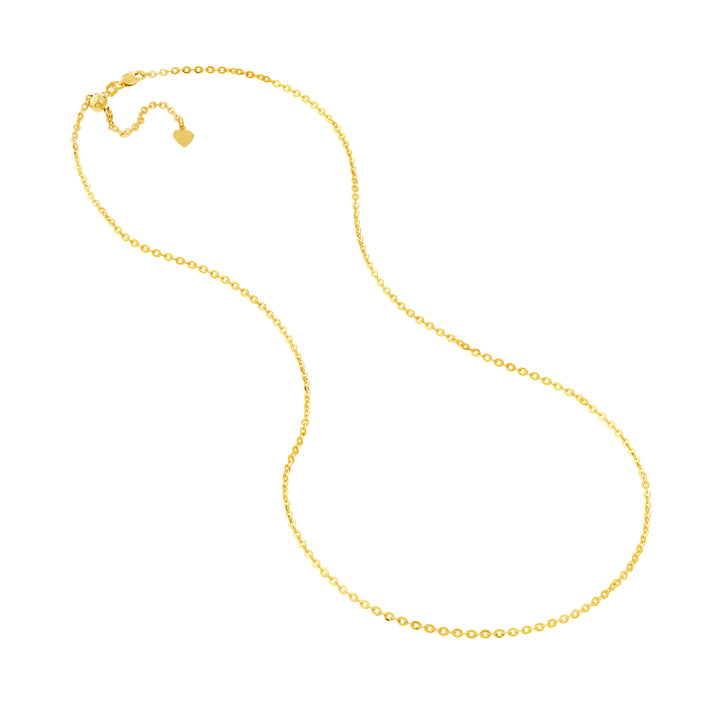 2.1mm D/C Brill Cable Chain with Slider Bead