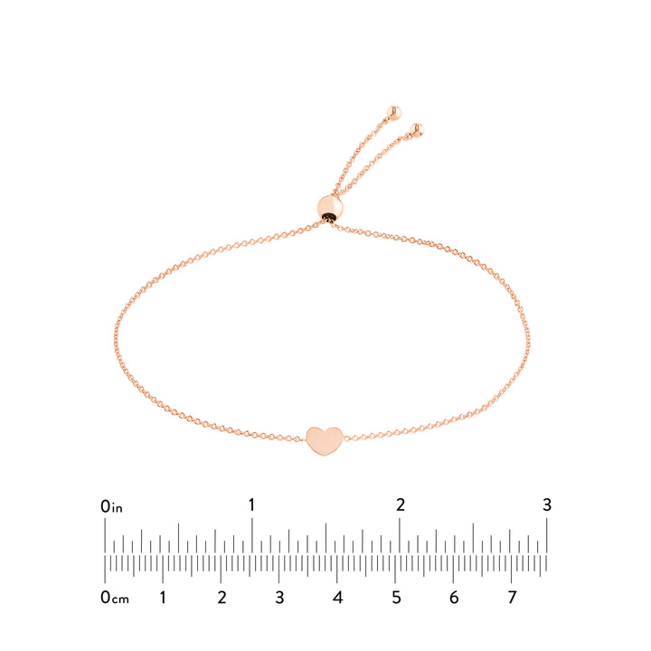 Mini Heart Bolo Bracelet