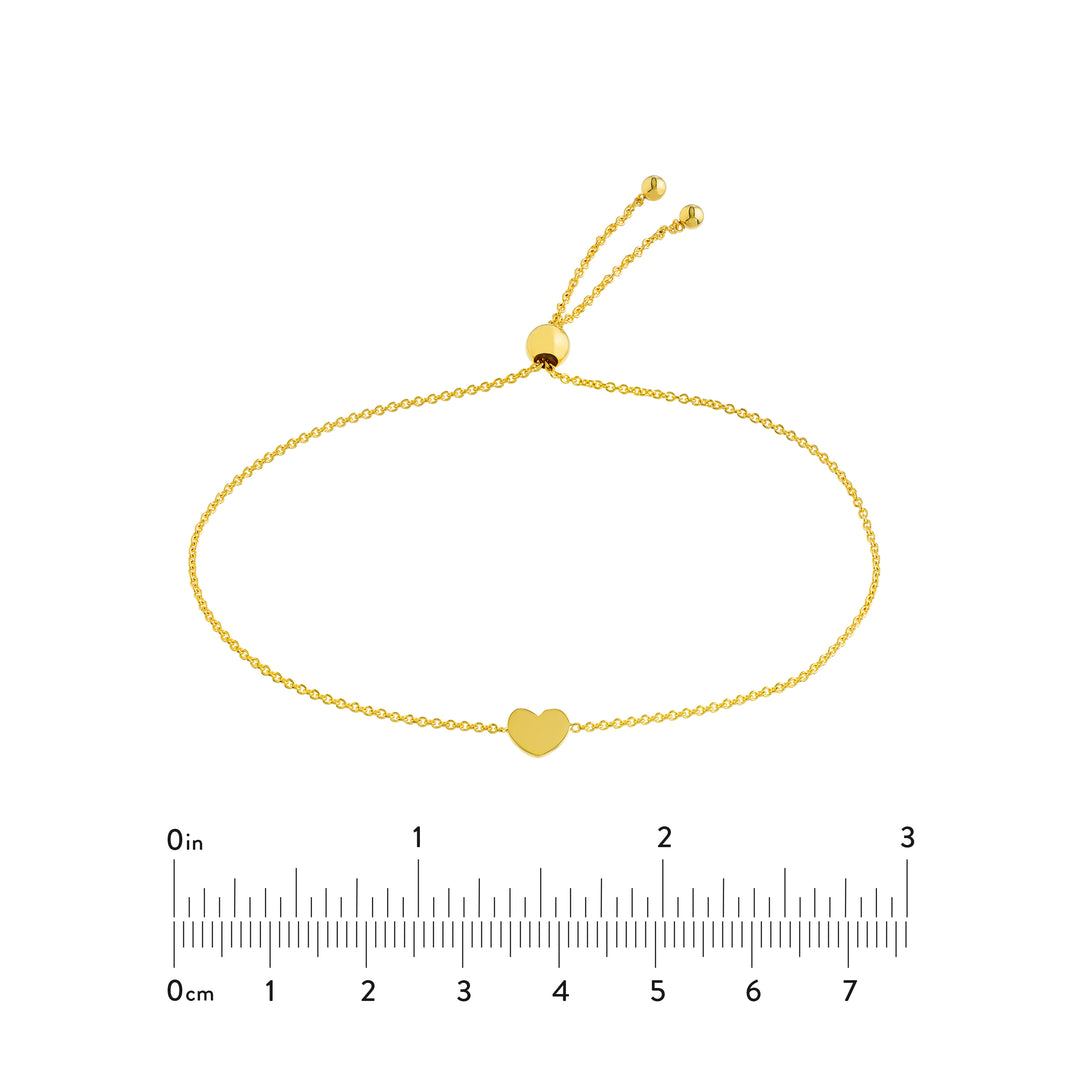 Mini Heart Bolo Bracelet