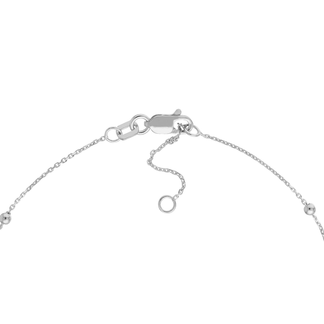 Bead Station on D/C Cable Chain Bracelet