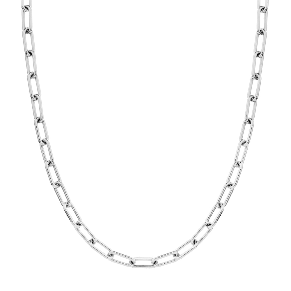 Sterling Silver Paper Clip Chain