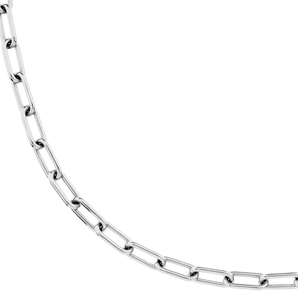 Sterling Silver Paper Clip Chain