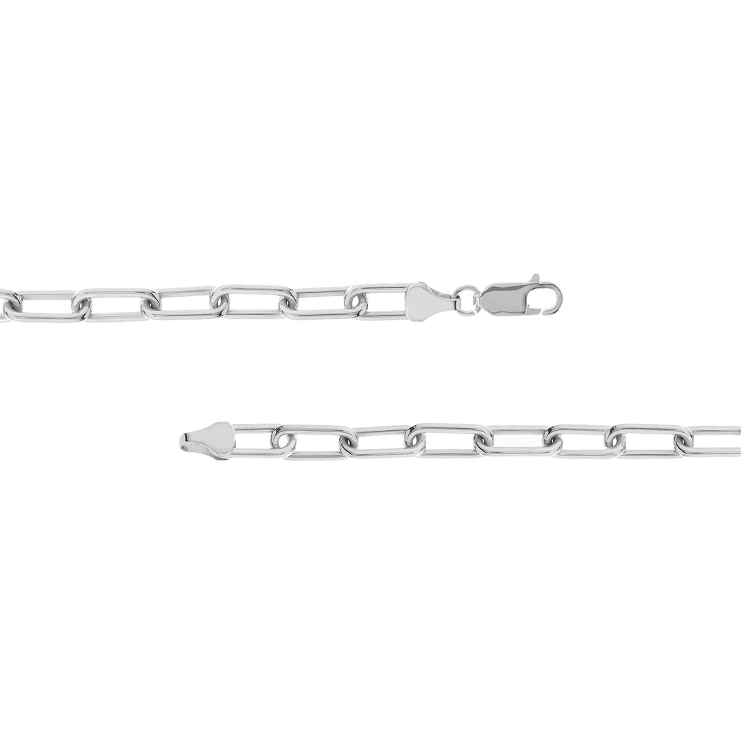 Sterling Silver Paper Clip Chain