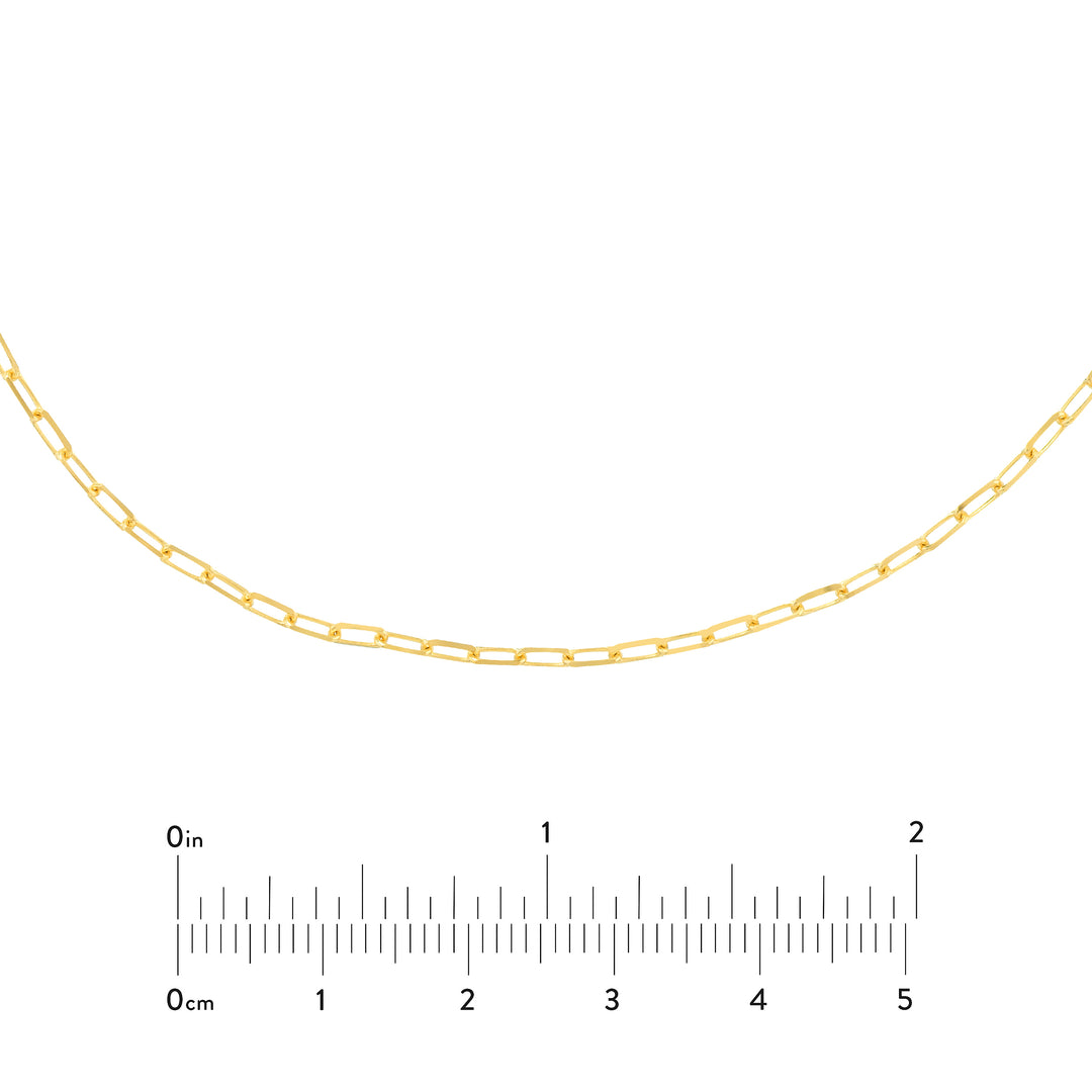 1.95mm Paper Clip Choker Chain