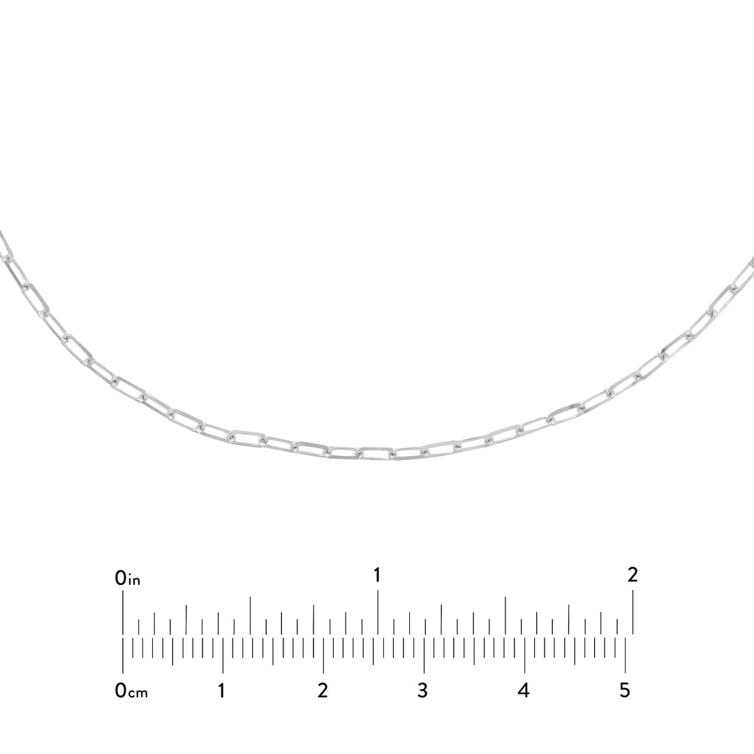 1.95mm Paper Clip Choker Chain