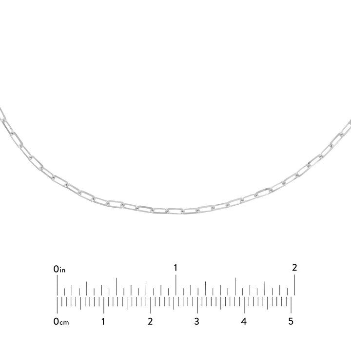 1.95mm Paper Clip Choker Chain