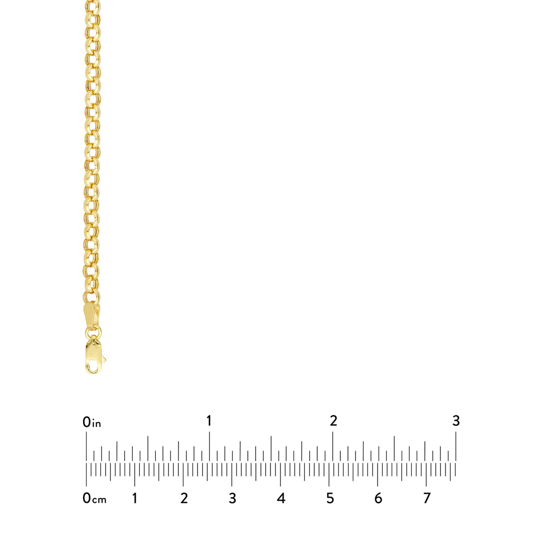 50/50 Paper Clip + Rolo Chain