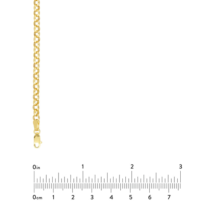 50/50 Paper Clip + Rolo Chain