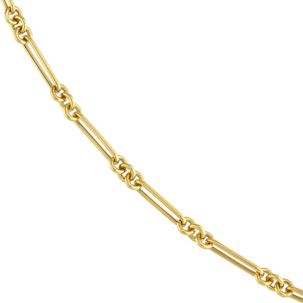 3+1 Hollow Fancy Rounded Paper Clip Chain