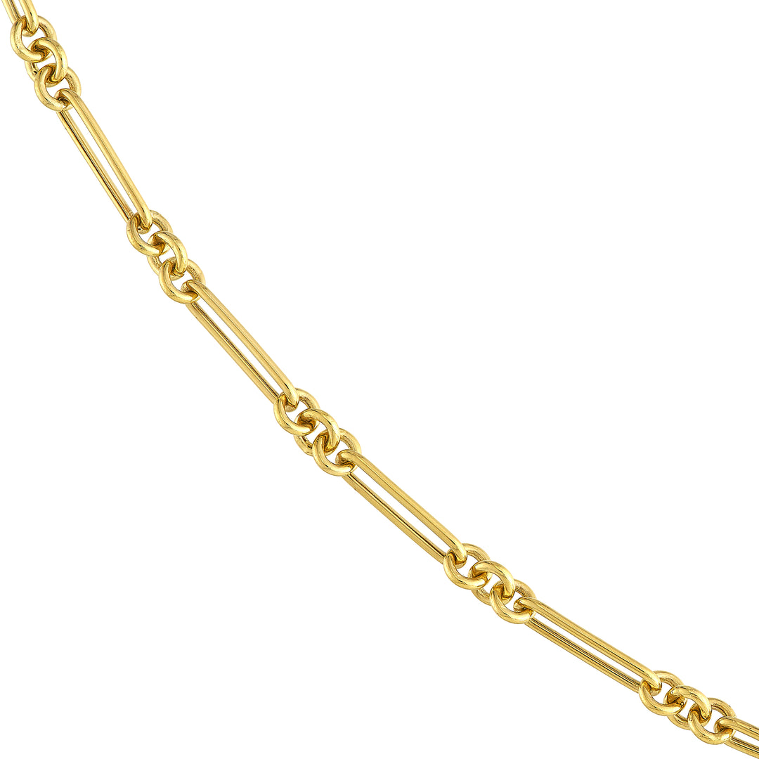3+1 Hollow Fancy Rounded Paper Clip Chain