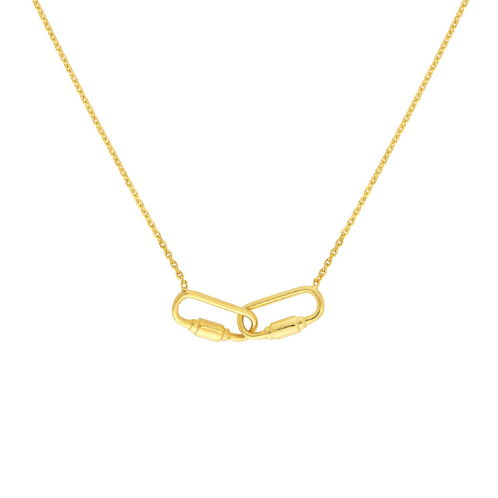Petite Carabiner Links Necklace