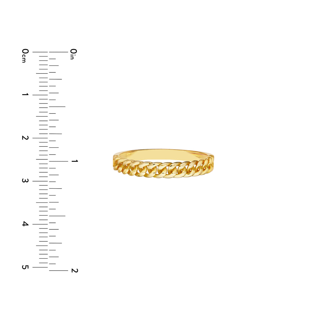 Curb Chain Design Ring