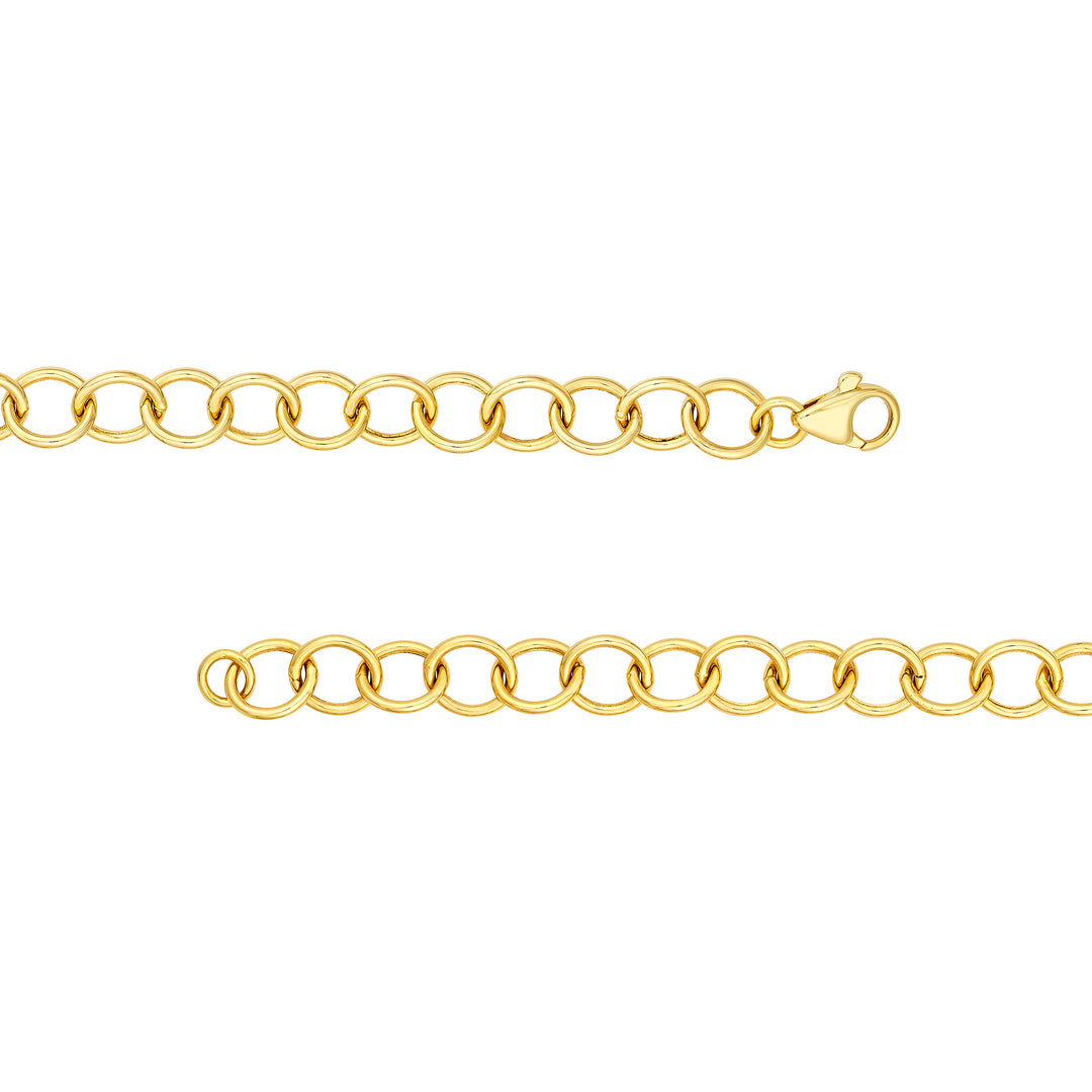 9.30mm Hollow Rounded Wire Link Chain