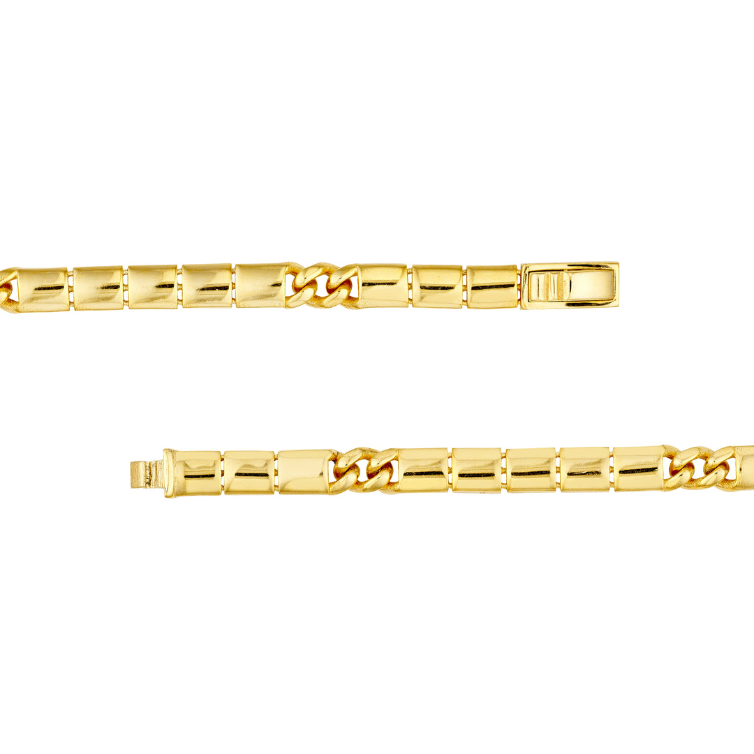 4.70mm Hollow 5+1 Flat Tile Link Chain with Box Lock