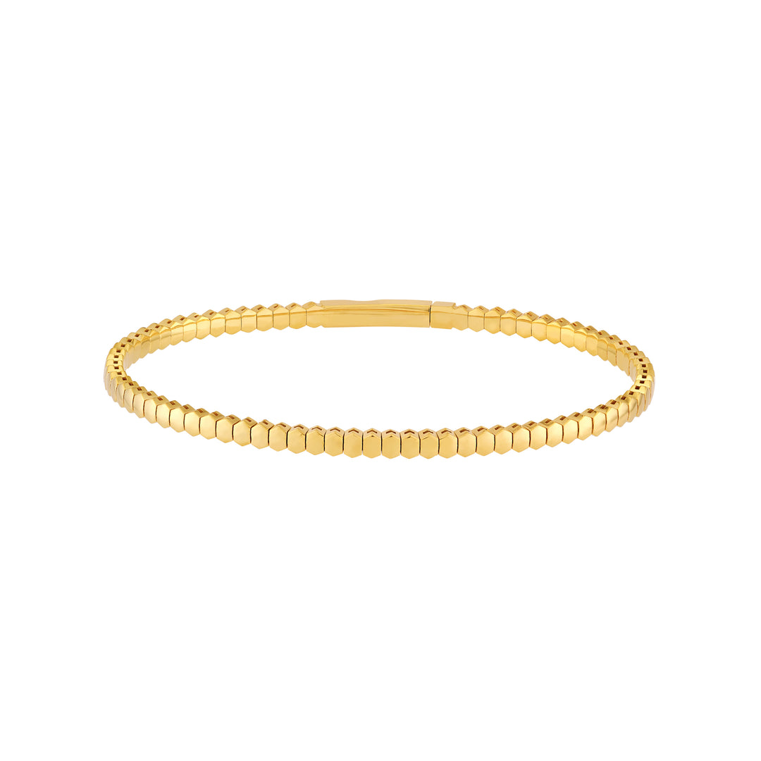 3.10mm Hexagonal Link Flex Bracelet