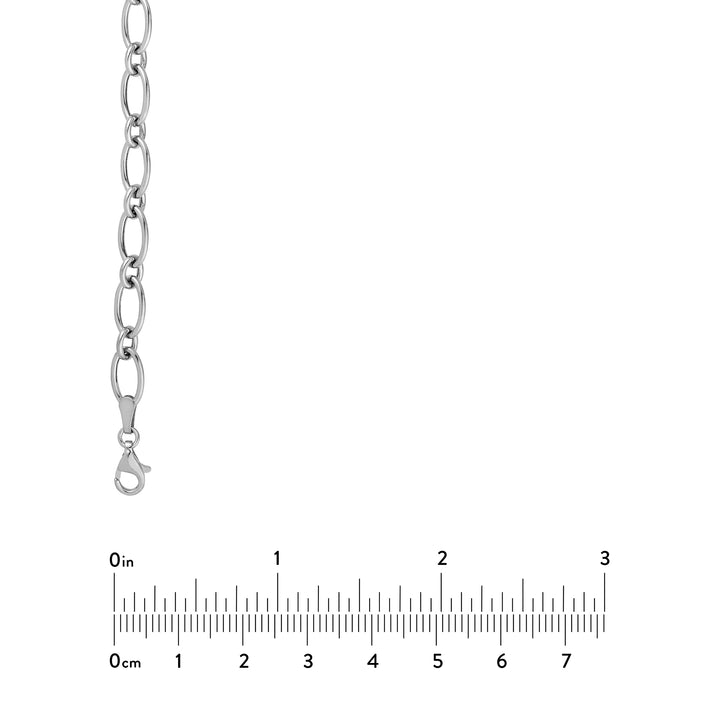 Hollow Oval Link 1+1 Chain Necklace