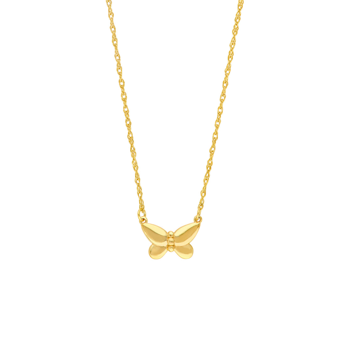 So You Puffy Butterfuly Necklace
