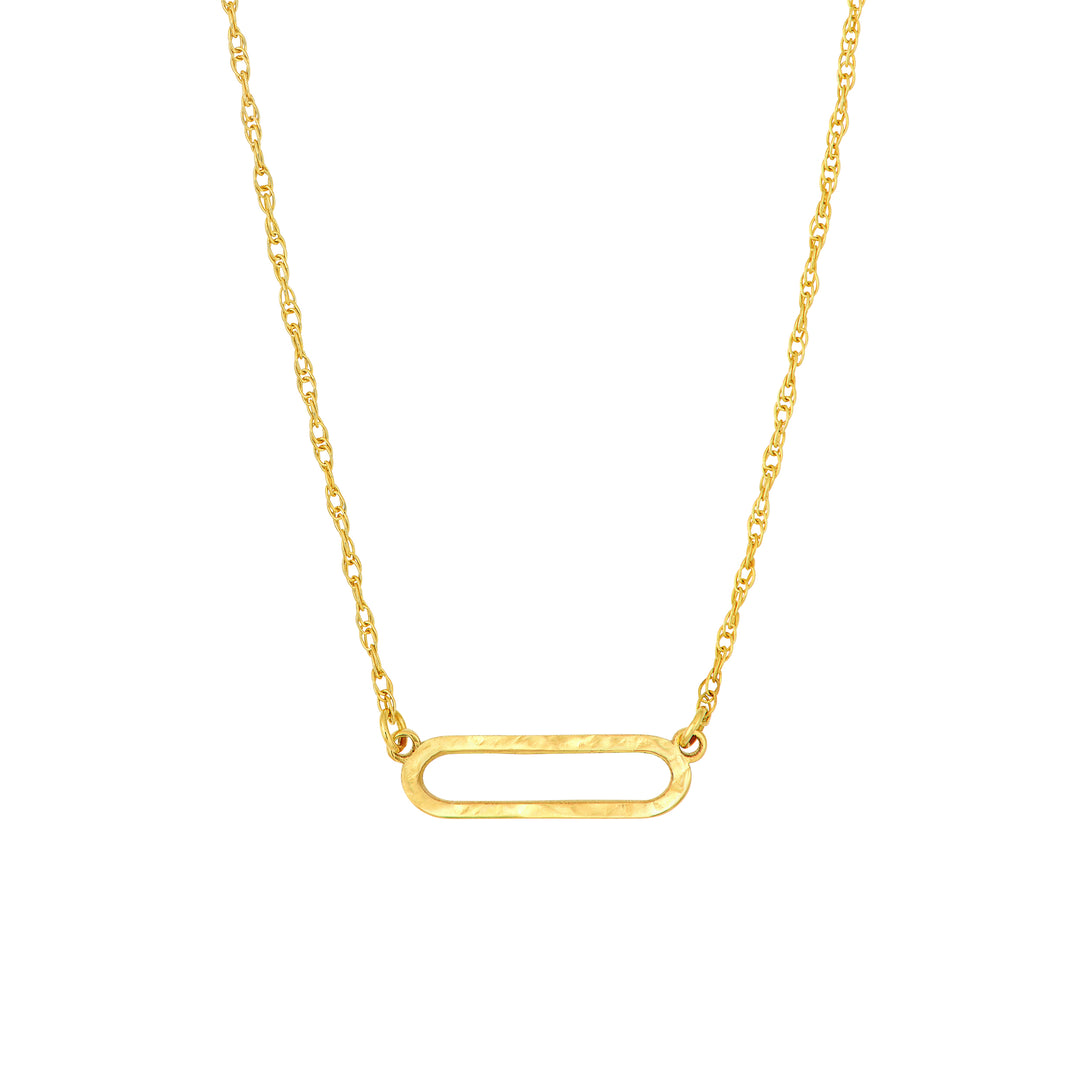 So You Oval Link Necklace
