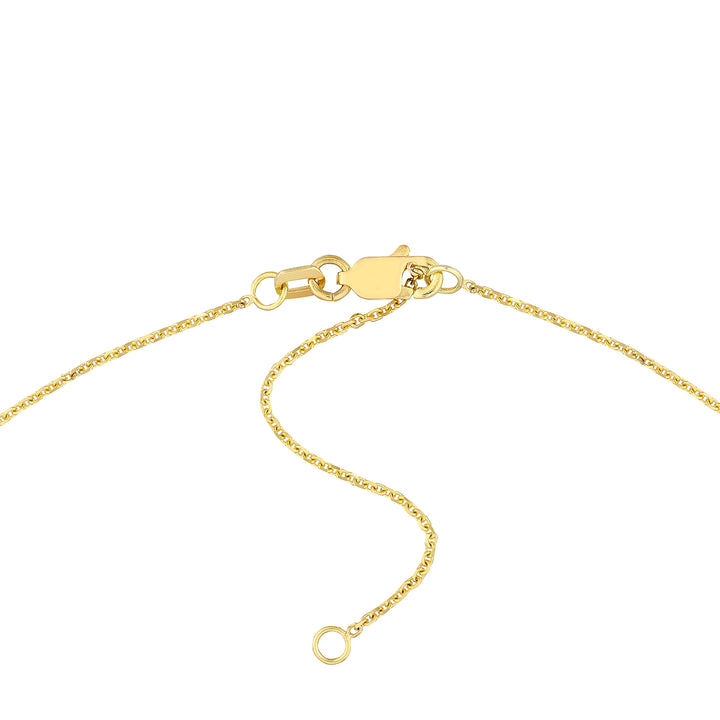 5mm Bubble Font Nameplate Necklace