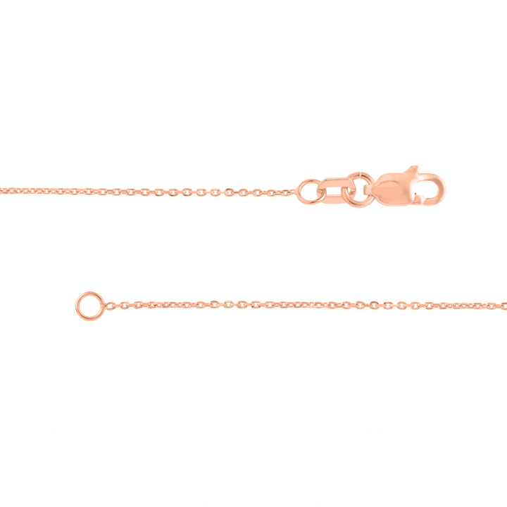 Script R with Diamond Bezel Necklace