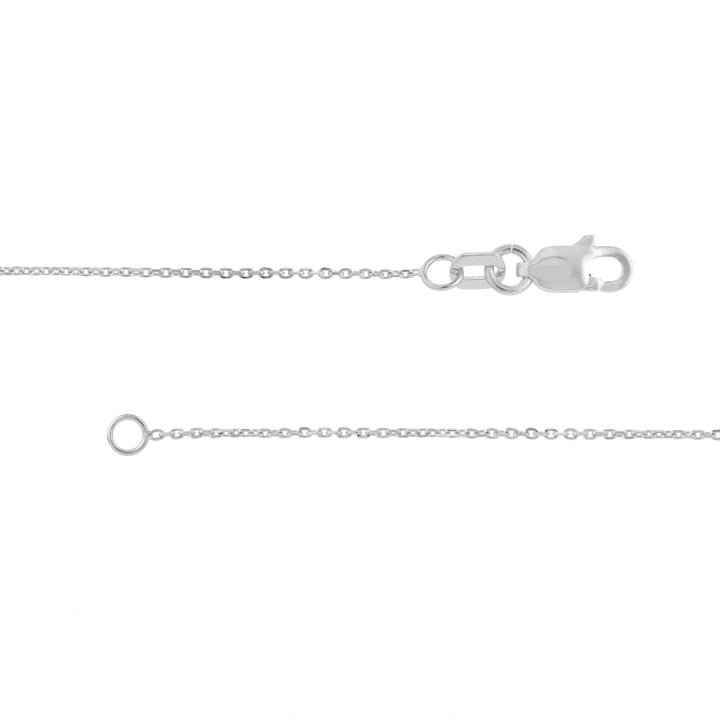 Script T with Diamond Bezel Necklace