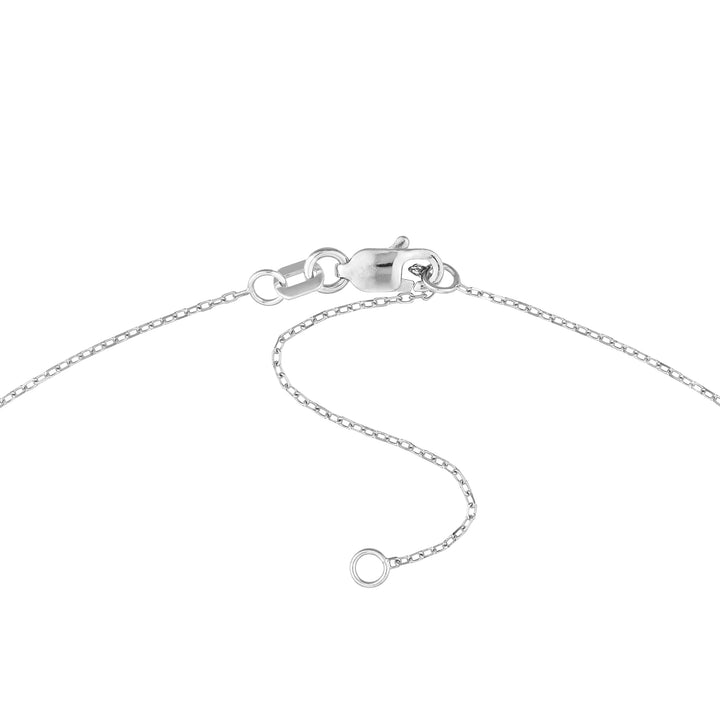 Script Z with Diamond Bezel Necklace