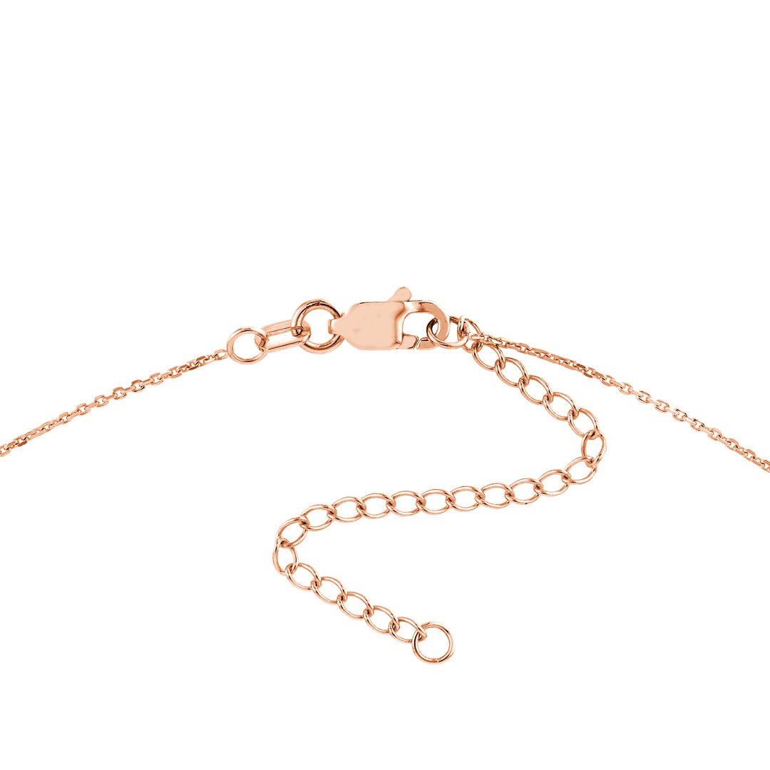 Gothic Initials Station Necklace