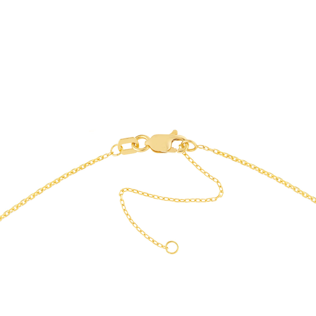 Aries Organic Disc Pendant Necklace