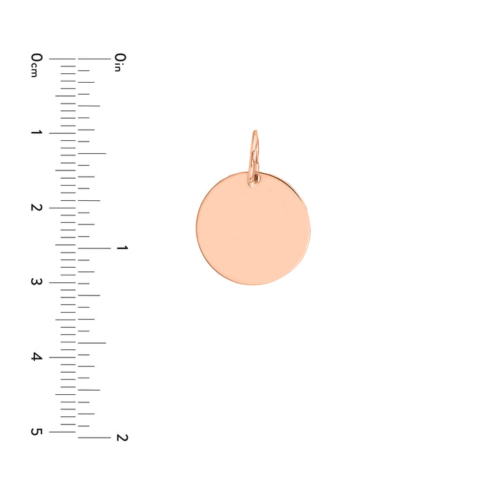 Medium Disk Engravable Charm