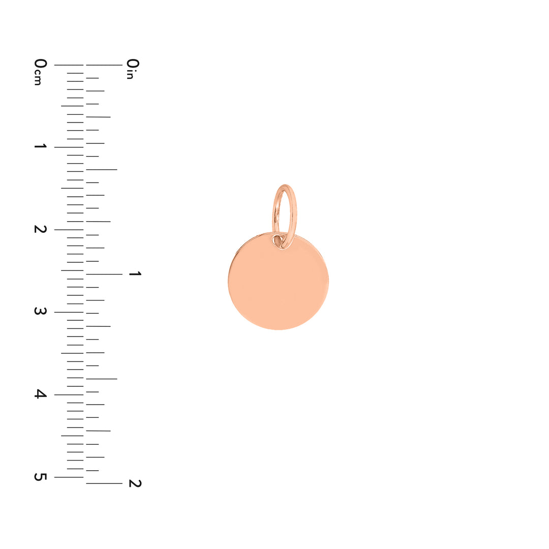 Small Disk Engravable Charm
