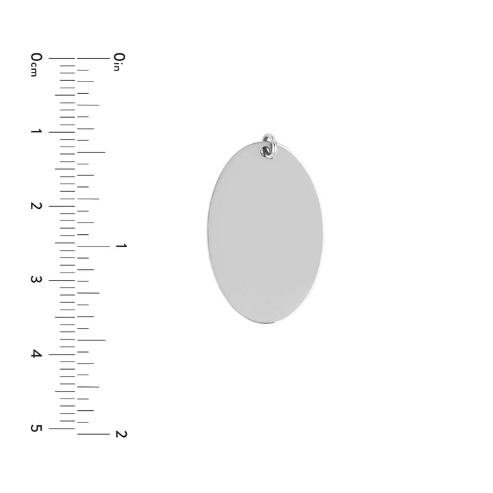 Medium Oval Engravable Charm