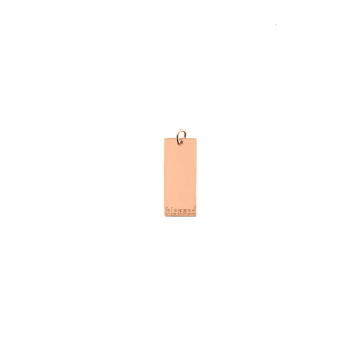 Medium Rectangular Engravable Charm