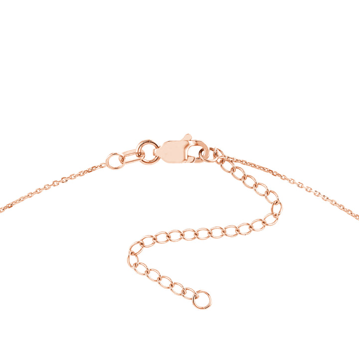 5mm Vertical Roman Numeral Pendant Necklace