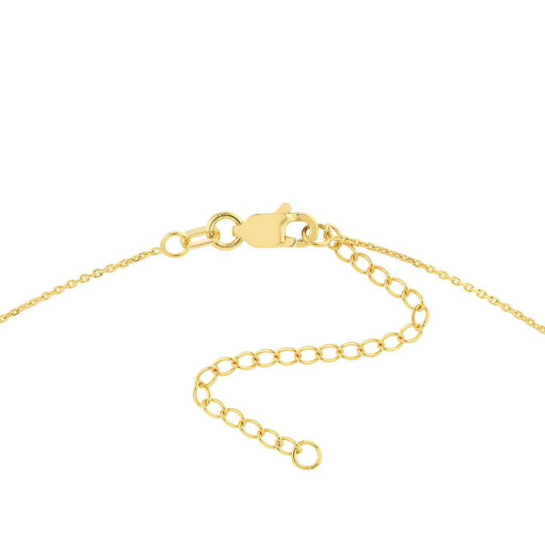 5mm Vertical Roman Numeral Pendant Necklace