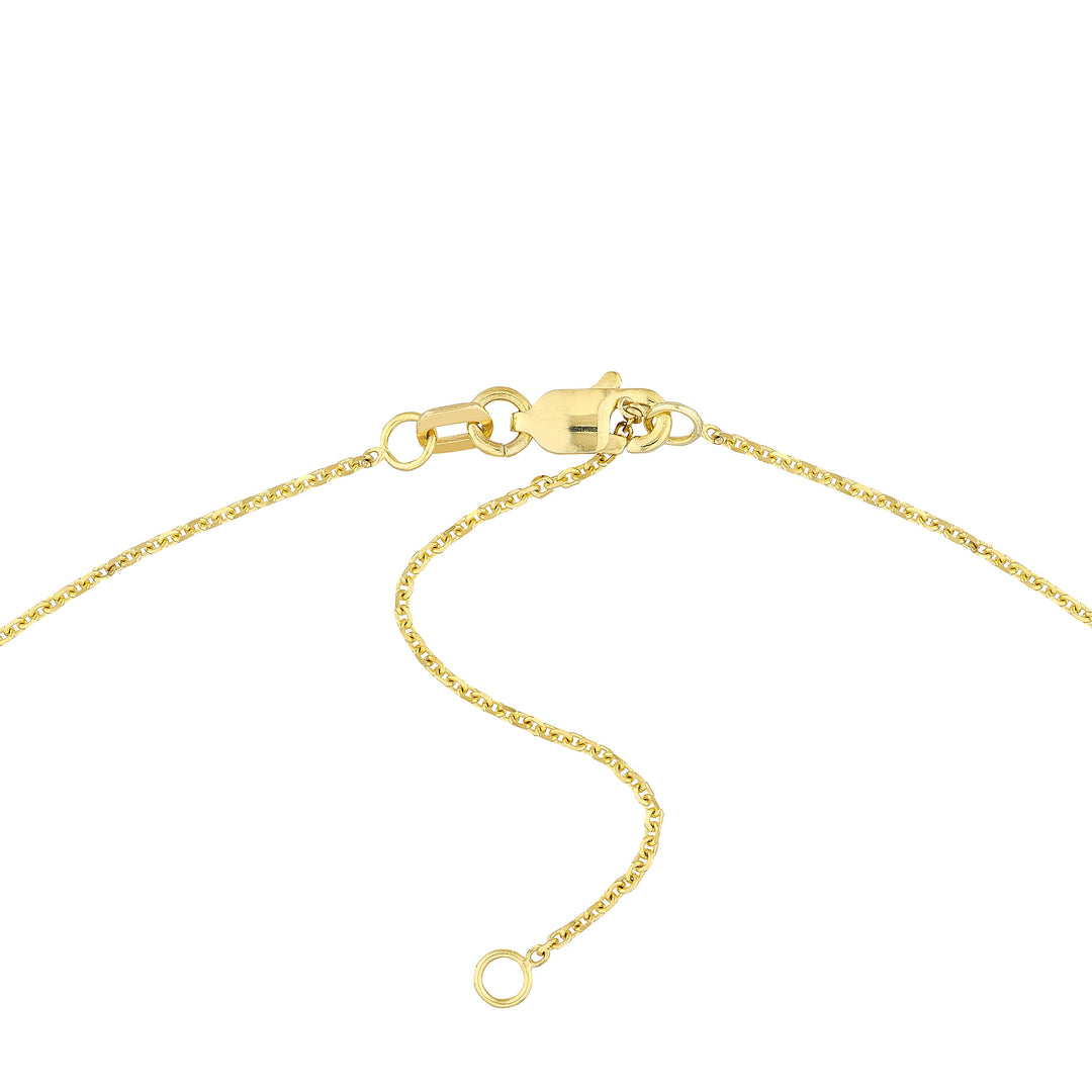 Gothic Initial Pendant Necklace