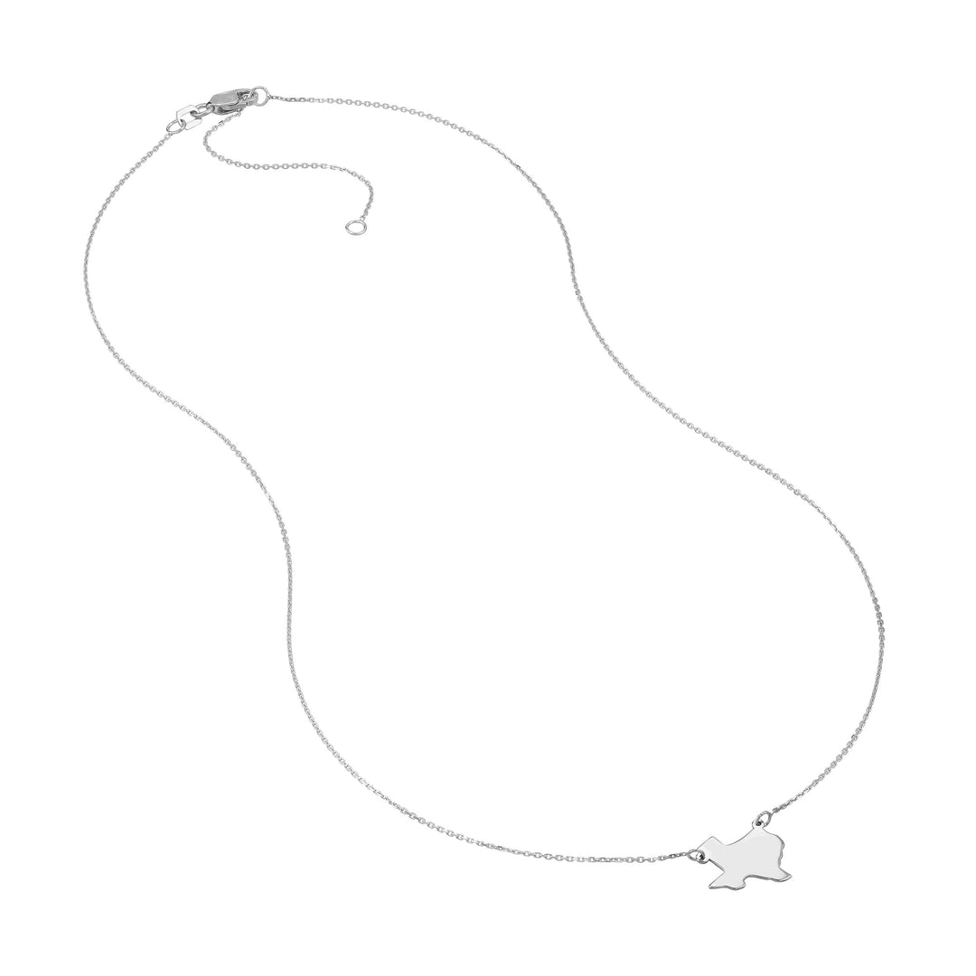 States Plain Map Necklace