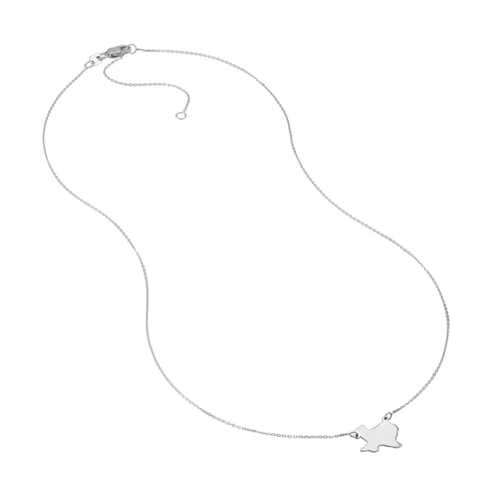 States Plain Map Necklace