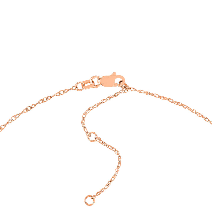 7mm Vertical Roman Numeral Pendant Necklace