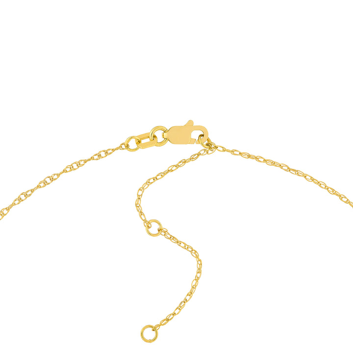 7mm Vertical Roman Numeral Pendant Necklace