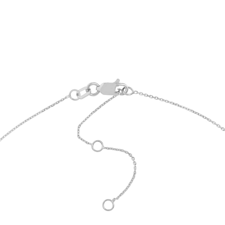 Sideways Block Initial Necklace