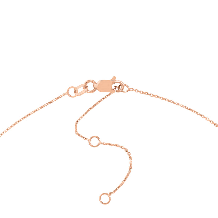 Sideways Block Initial Necklace