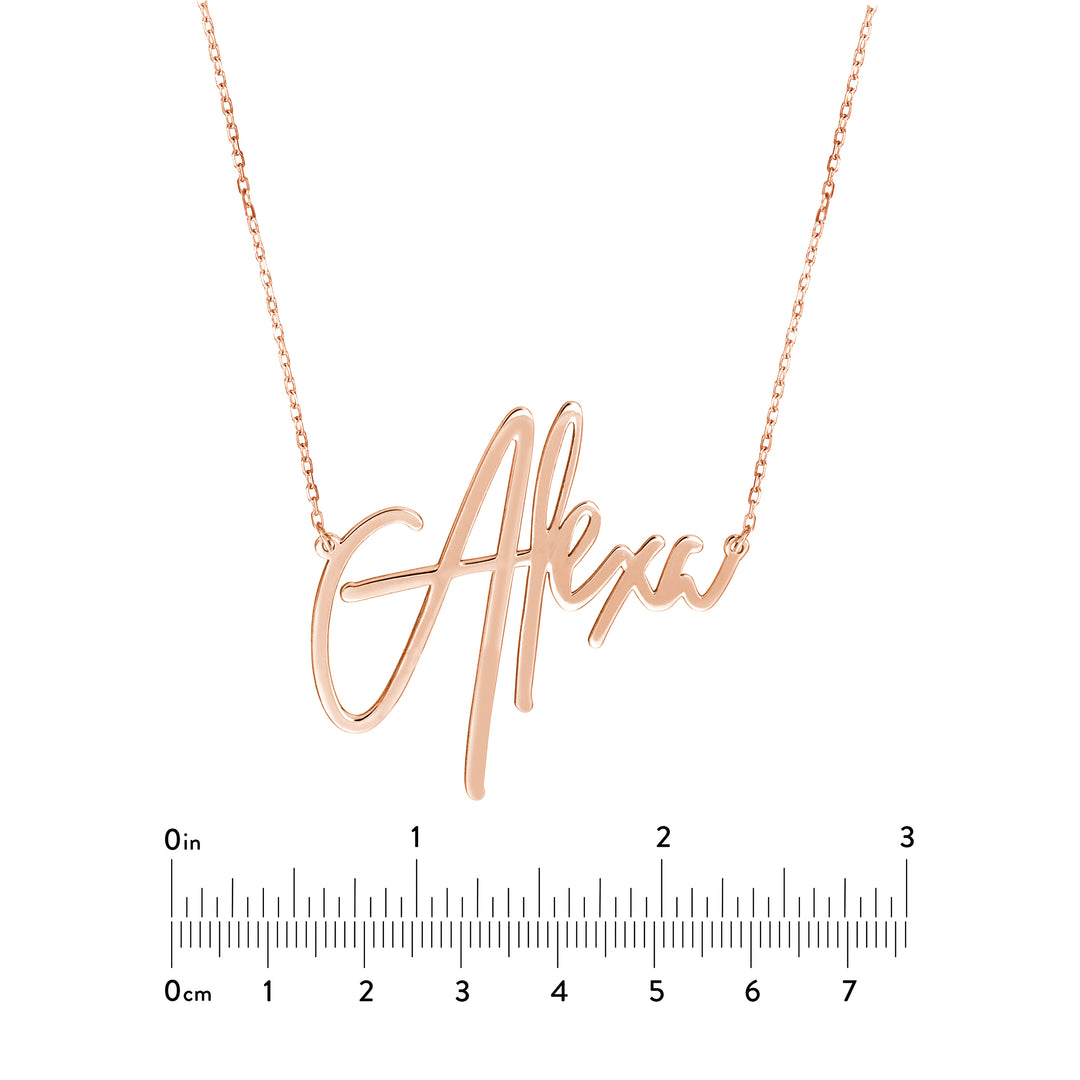 Personalization Large Signature Font