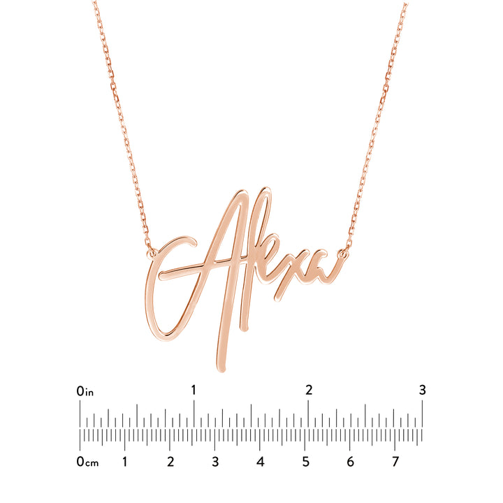 Personalization Large Signature Font