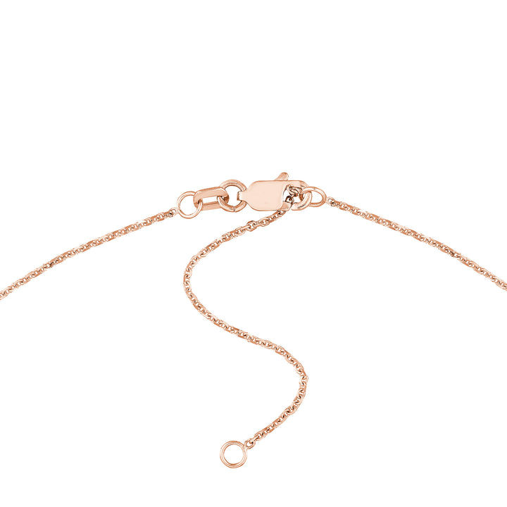 7mm Block Font Nameplate Necklace