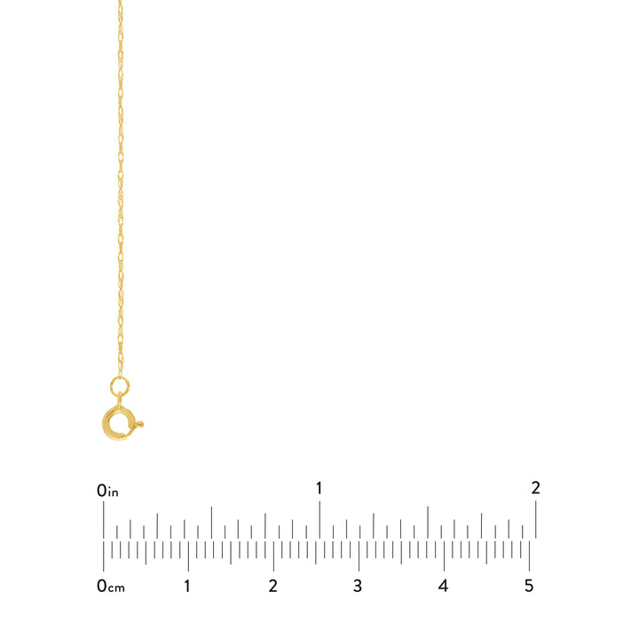 0.7mm Pendant Rope Chain with Spring Ring