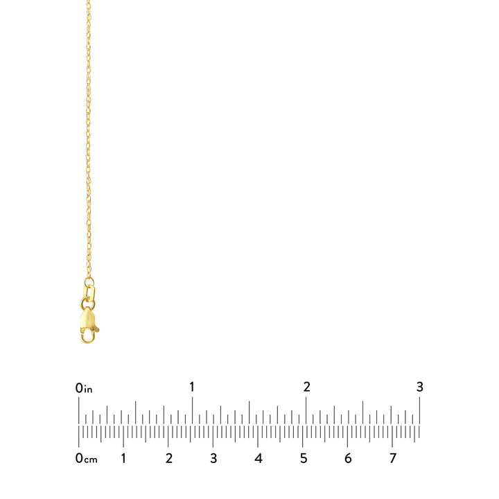 1.2mm Pendant Rope Chain with Lobster Lock